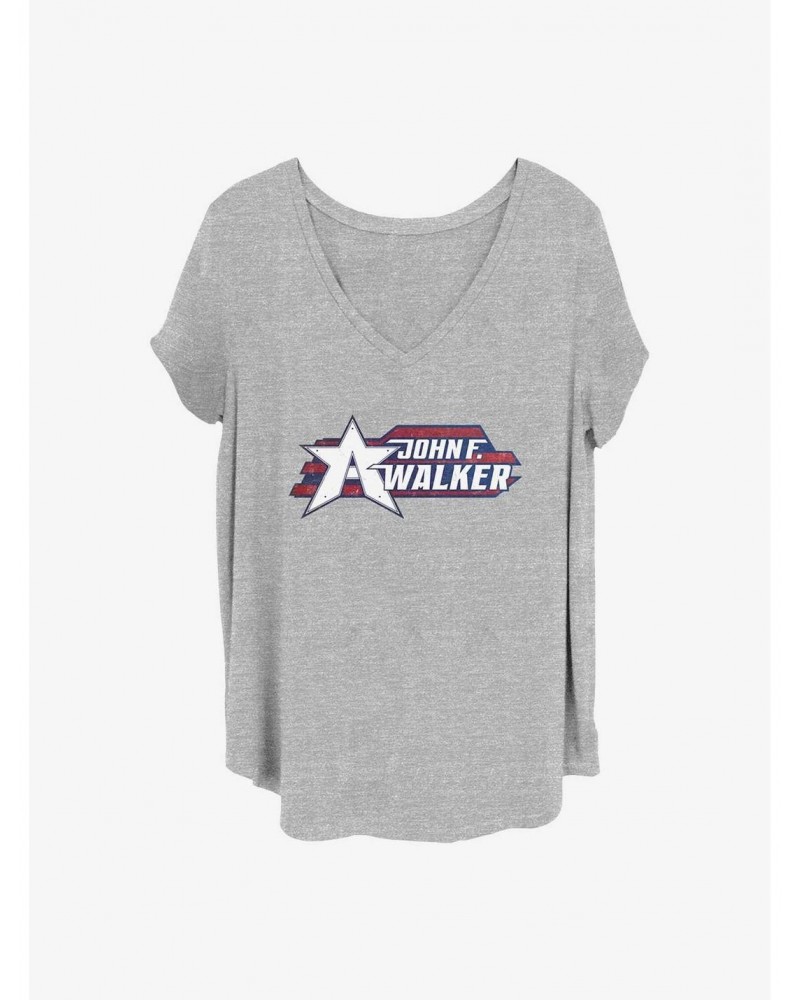 Marvel The Falcon and the Winter Soldier Walker Logo Girls T-Shirt Plus Size $11.33 T-Shirts