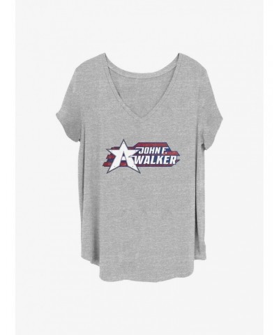 Marvel The Falcon and the Winter Soldier Walker Logo Girls T-Shirt Plus Size $11.33 T-Shirts