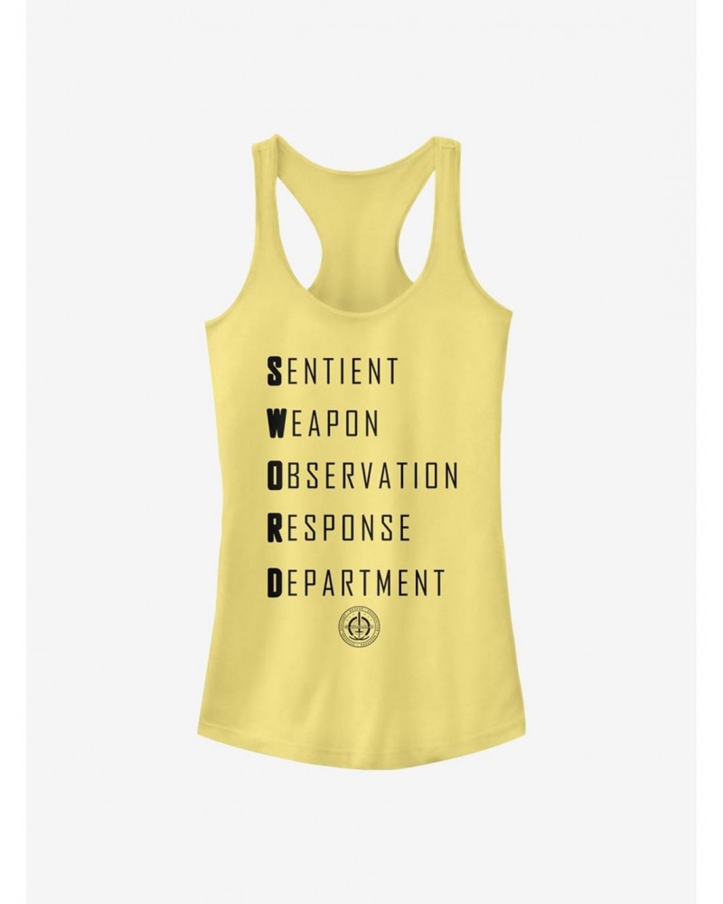 Marvel WandaVision S.W.O.R.D Acronym Girls Tank $6.97 Tanks