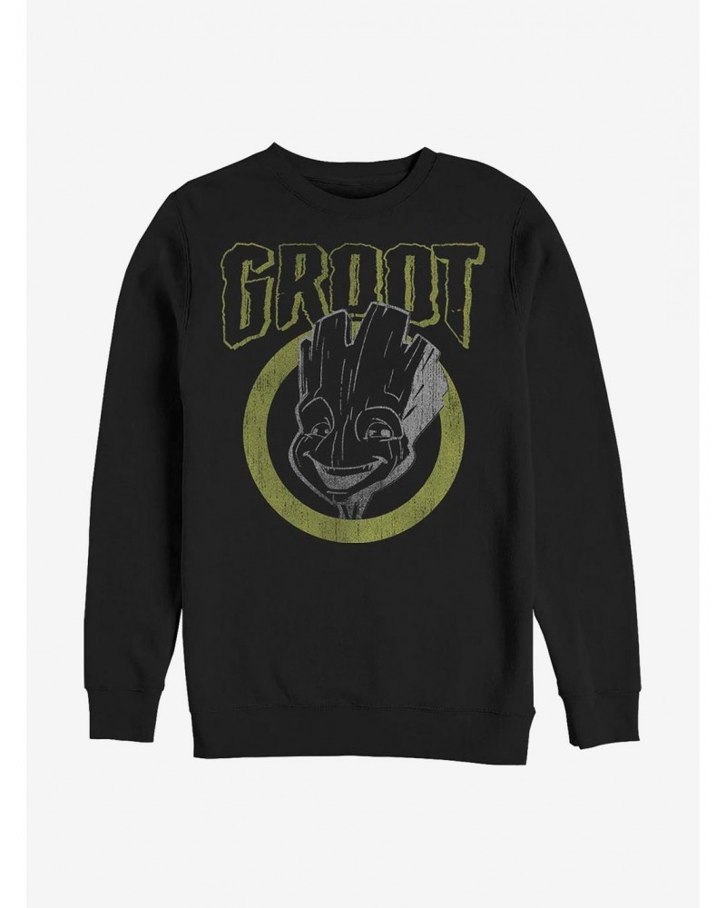 Marvel Guardians Of The Galaxy Grunge Groot Sweatshirt $9.74 Sweatshirts