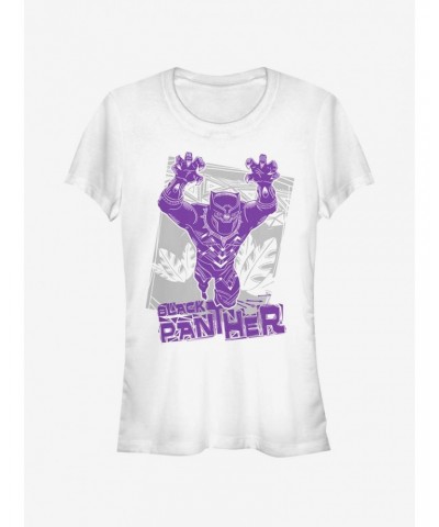 Marvel Black Panther Tropical Panther Girls T-Shirt $9.56 T-Shirts