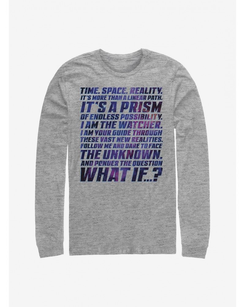 Marvel What If...? Space Prism Long-Sleeve T-Shirt $8.95 T-Shirts