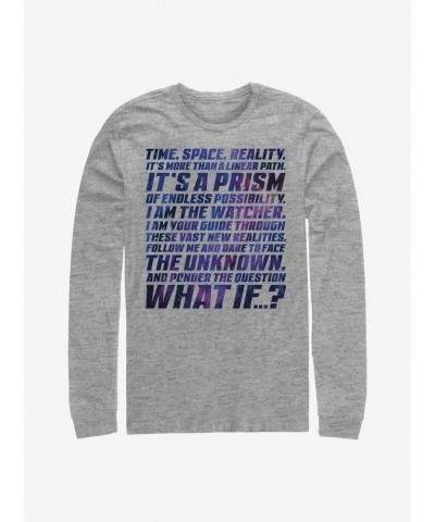 Marvel What If...? Space Prism Long-Sleeve T-Shirt $8.95 T-Shirts