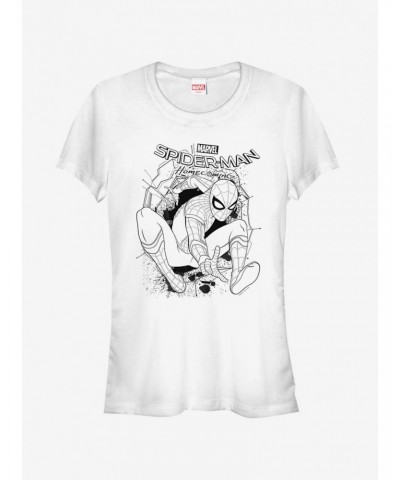 Marvel Spider-Man Homecoming Crash Girls T-Shirt $9.96 T-Shirts