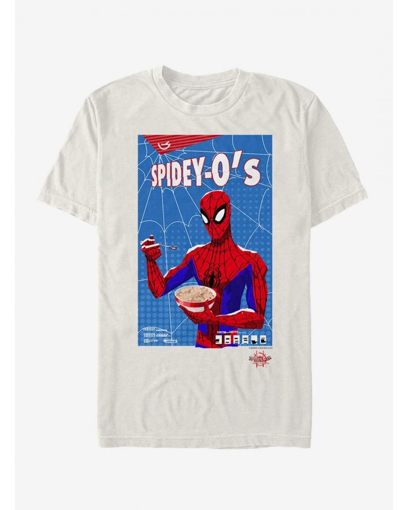 Marvel Spider-Man: Into The Spider-Verse Spidey Cereal T-Shirt $5.74 T-Shirts