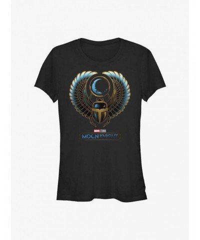 Marvel Moon Knight Scarab Moon Girls T-Shirt $7.77 T-Shirts