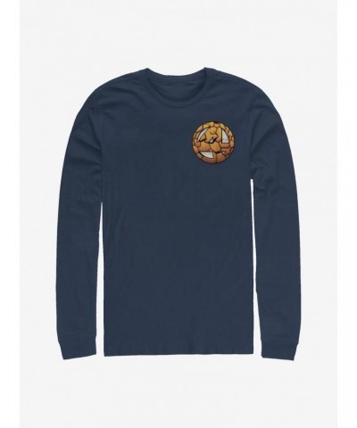 Marvel Fantastic Four Thing Logo Long-Sleeve T-Shirt $12.37 T-Shirts