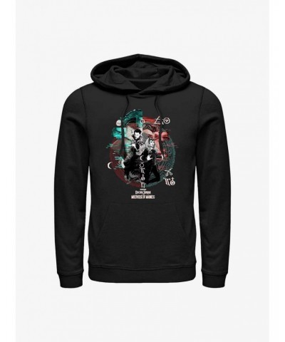 Marvel Doctor Strange In The Multiverse of Madness Magic Glitch Hoodie $11.49 Hoodies