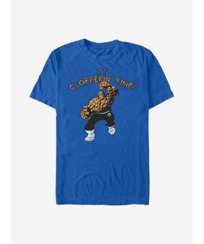 Marvel Fantastic Four Time To Clobber T-Shirt $9.18 T-Shirts