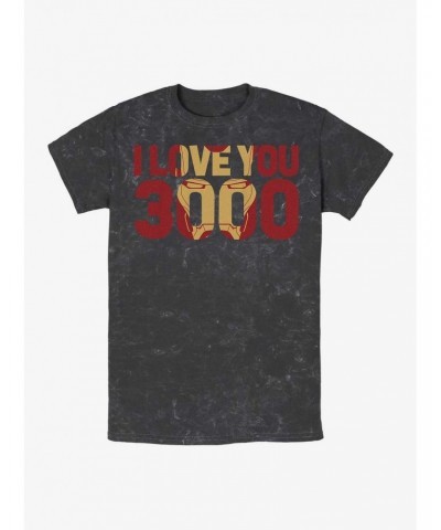 Marvel Avengers Love You 3000 Mineral Wash T-Shirt $9.12 T-Shirts