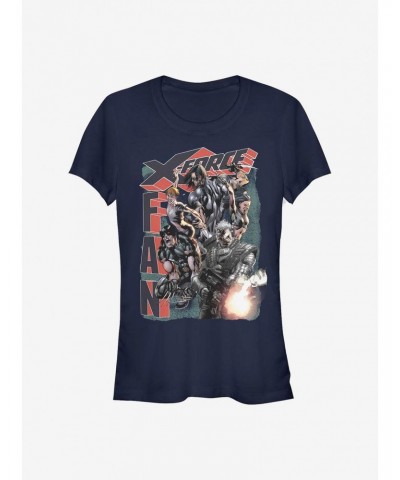 Marvel Deadpool X-Force Fan Girls T-Shirt $9.76 T-Shirts