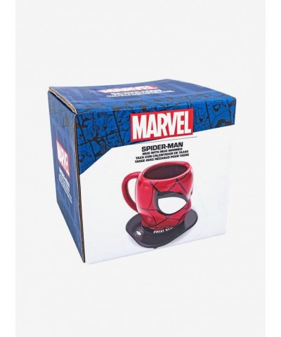 Marvel Spider-Man Uncanny Brands Mug Warmer with Spidey Molded Mug Auto Shut On/Off $12.67 Merchandises