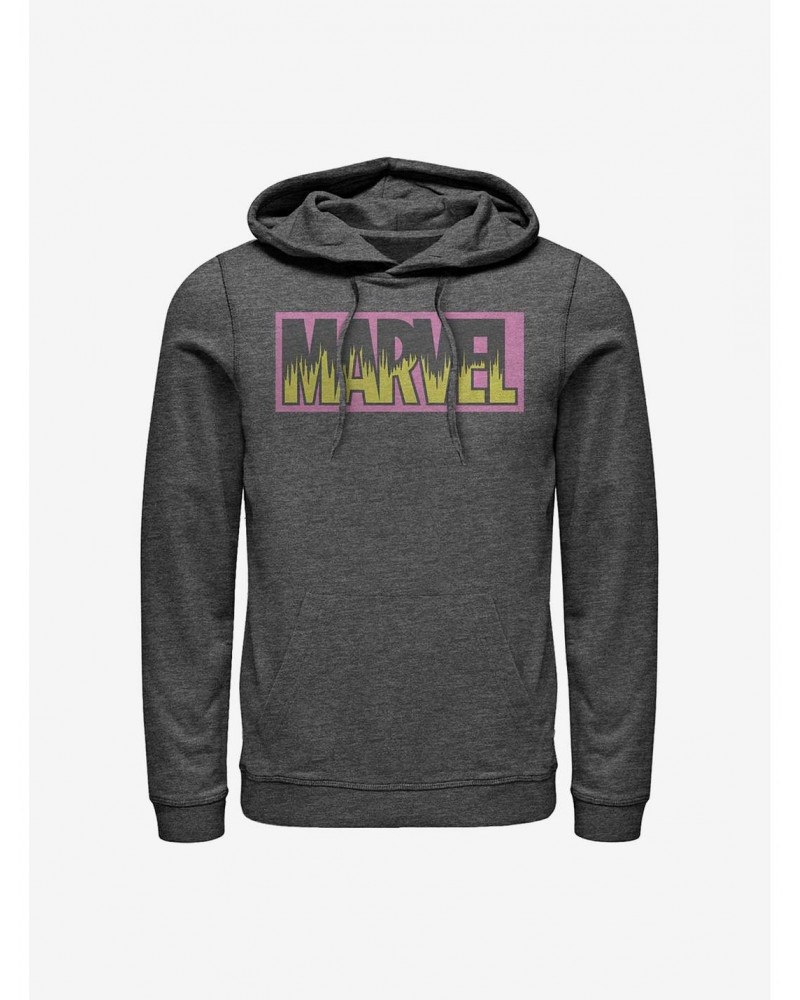 Marvel Neon Logo Hoodie $11.49 Hoodies