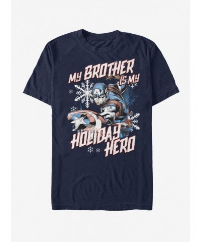 Marvel Captain America Holiday Brother T-Shirt $6.31 T-Shirts