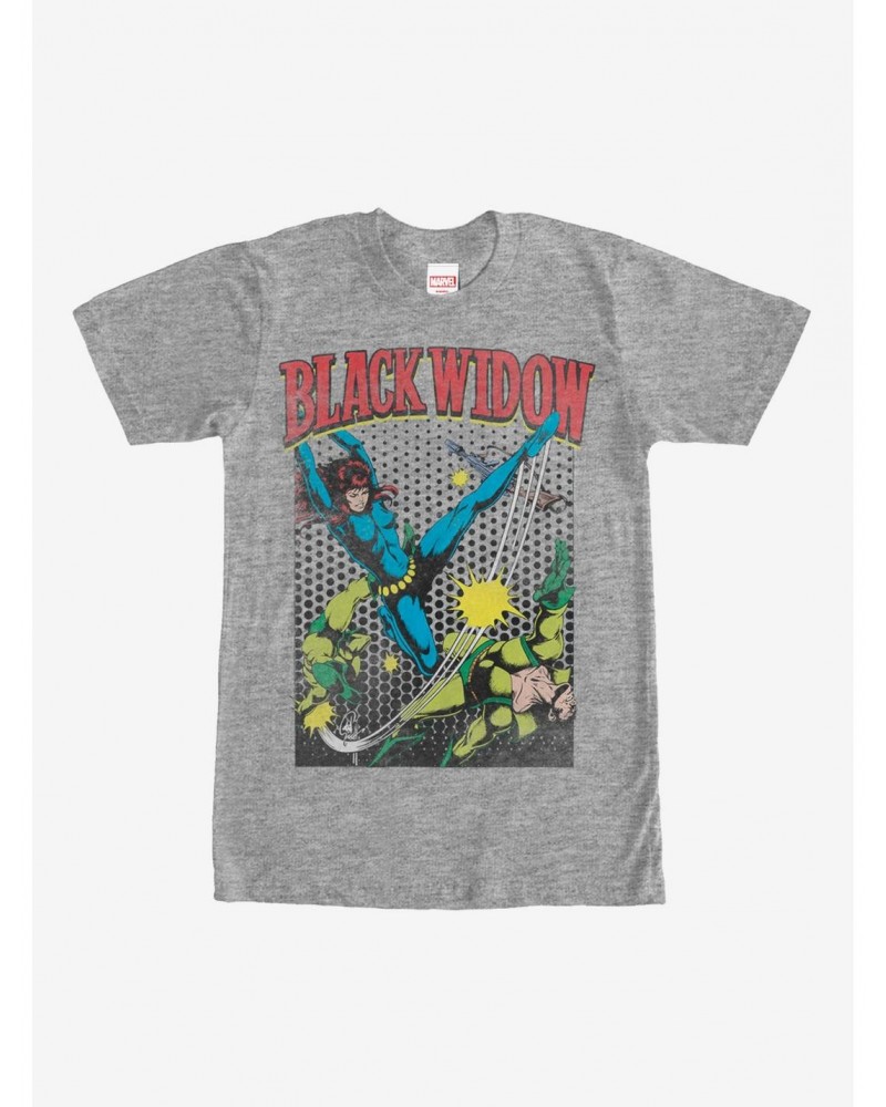 Marvel Black Widow Kick T-Shirt $9.18 T-Shirts