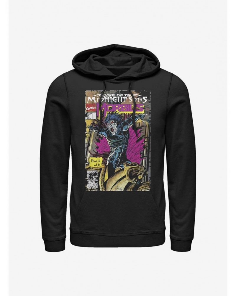 Marvel Morbius Comic Cover Hoodie $12.93 Hoodies