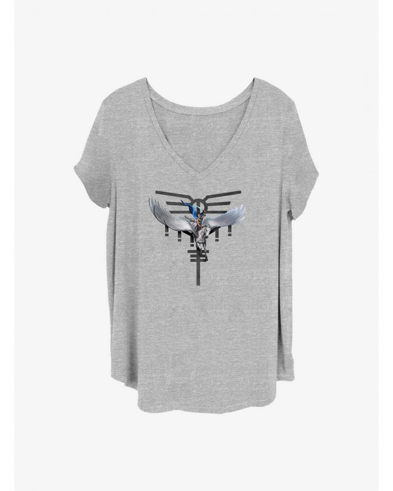 Marvel Thor: Love And Thunder Pegasus Girls T-Shirt Plus Size $11.56 T-Shirts