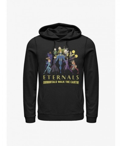 Marvel Eternals Immortals Walk The Earth Hoodie $12.21 Hoodies