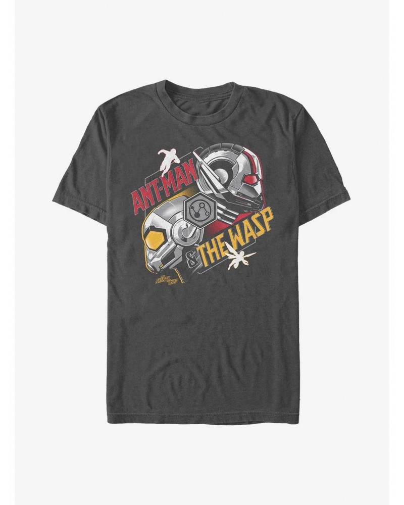 Marvel Ant-Man And The Wasp Helmets T-Shirt $8.99 T-Shirts