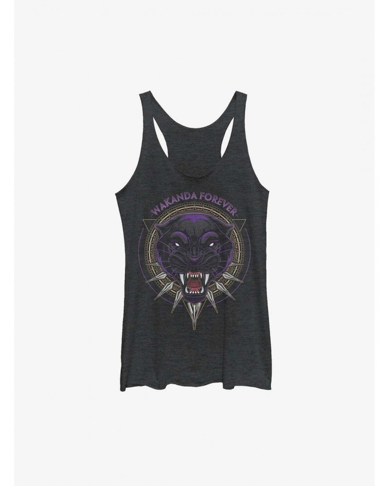 Marvel Black Panther: Wakanda Forever Growling Panther Girls Tank $6.63 Tanks