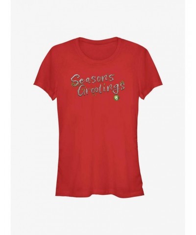 Marvel Guardians of the Galaxy Holiday Special Seasons Grootings Girls T-Shirt $9.76 T-Shirts