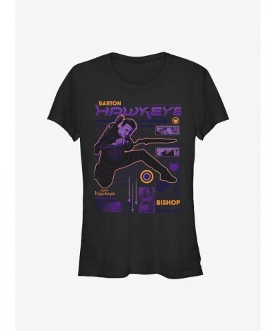 Marvel Hawkeye Trust Barton And Bishop Girls T-Shirt $7.17 T-Shirts