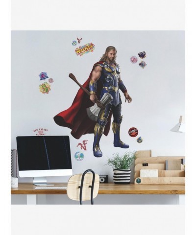 Marvel Thor: Love & Thunder Peel & Stick Giant Wall Decals $9.96 Decals