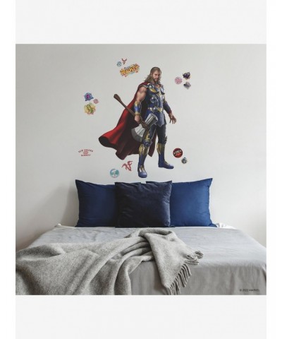 Marvel Thor: Love & Thunder Peel & Stick Giant Wall Decals $9.96 Decals