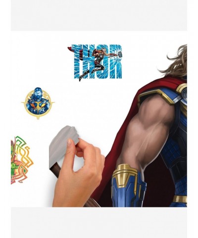 Marvel Thor: Love & Thunder Peel & Stick Giant Wall Decals $9.96 Decals