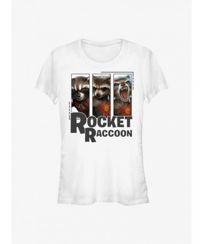 Marvel Guardians of the Galaxy Rocket Raccoon Girls T-Shirt $5.98 T-Shirts