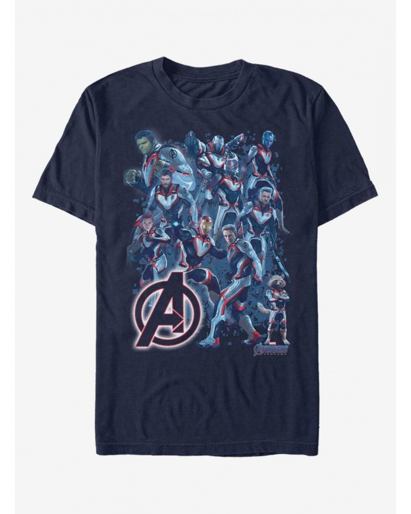 Marvel Avengers Suit Group T-Shirt $7.27 T-Shirts