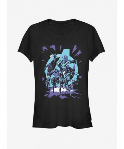 Marvel Avengers: Endgame Avengers Pop Art Girls T-Shirt $7.57 T-Shirts