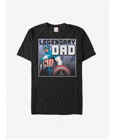 Marvel Father's Day Captain America Legend T-Shirt $6.50 T-Shirts