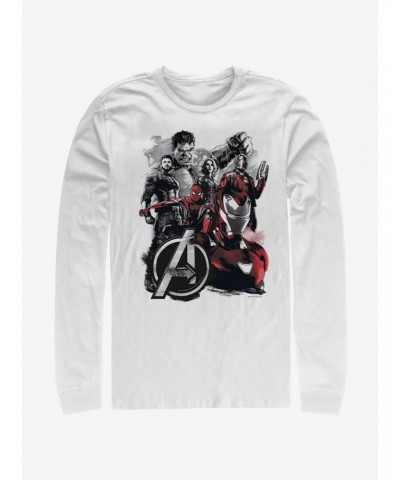 Marvel Avengers Classic Heroes Long-Sleeve T-Shirt $10.00 T-Shirts