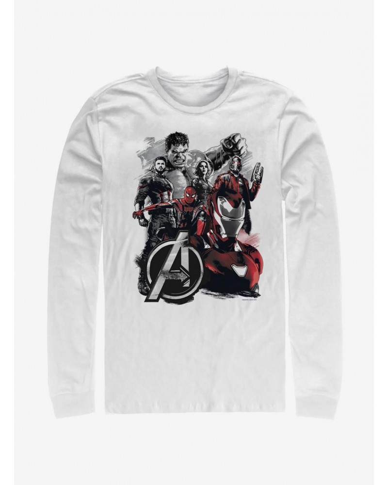 Marvel Avengers Classic Heroes Long-Sleeve T-Shirt $10.00 T-Shirts