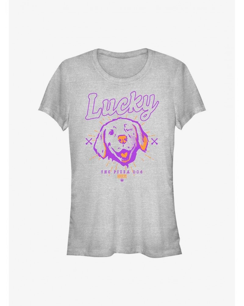 Marvel Hawkeye Lucky The Pizza Dog Girls T-Shirt $6.37 T-Shirts