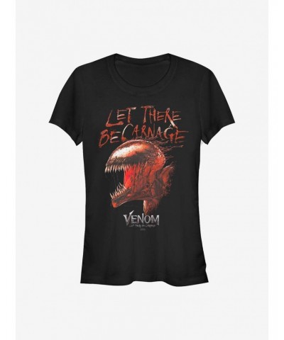 Marvel Venom A Red Carnage Girls T-Shirt $9.16 T-Shirts