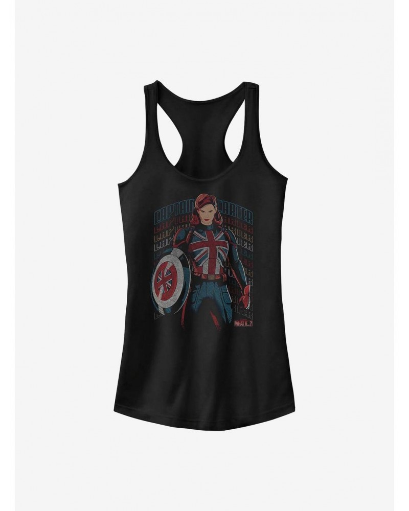 Marvel What If...? The Hydra Stomper Captain Carter Girls Tank $6.18 Tanks