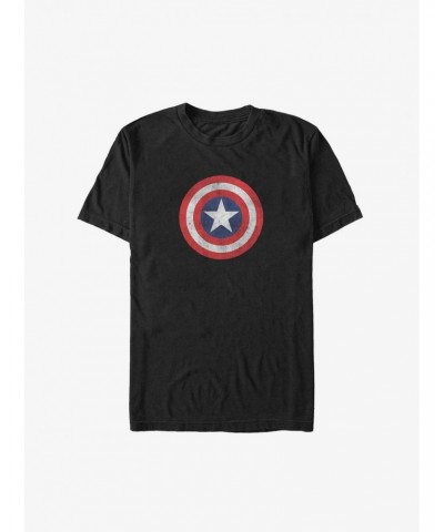 Marvel Captain America Distressed Shield Big & Tall T-Shirt $8.61 T-Shirts