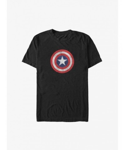 Marvel Captain America Distressed Shield Big & Tall T-Shirt $8.61 T-Shirts