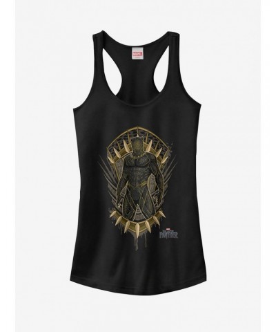 Marvel Black Panther 2018 Claw Crest Girls Tanks $5.98 Tanks