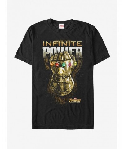 Marvel Avengers: Infinity War Infinite Power Glove T-Shirt $8.60 T-Shirts