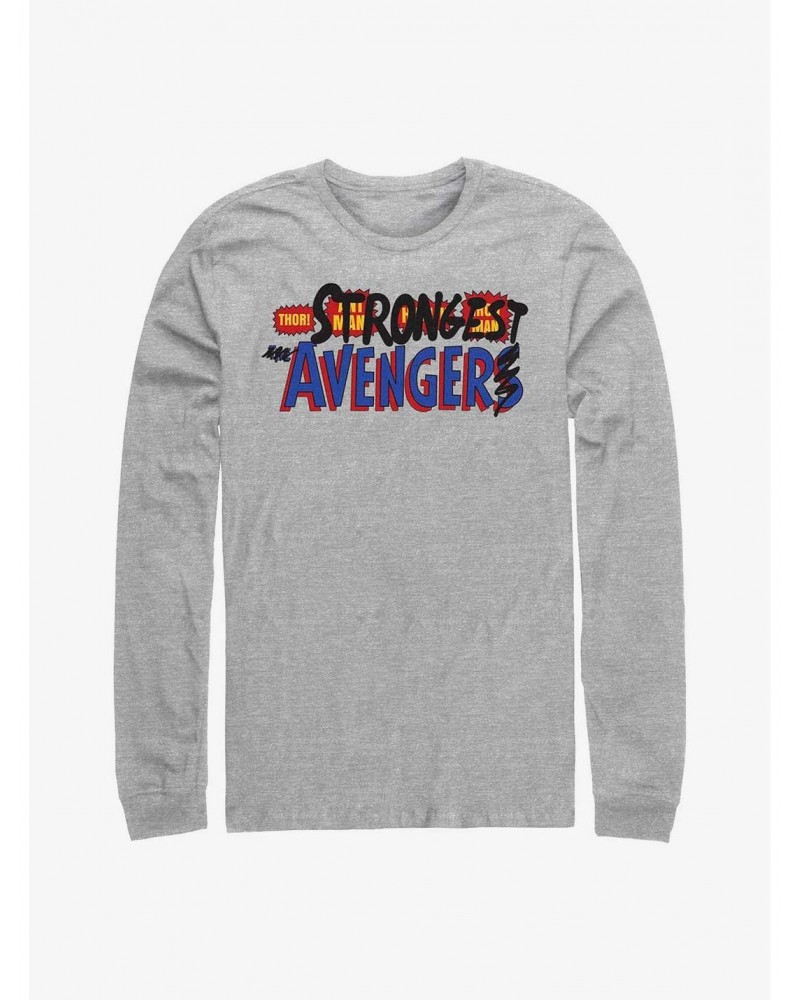 Marvel Thor Strongest Avenger Long-Sleeve T-Shirt $11.58 T-Shirts