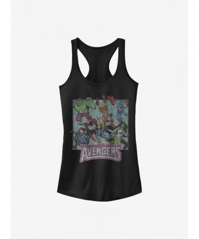 Marvel Avengers Avengers Framed Girls Tank $8.57 Tanks