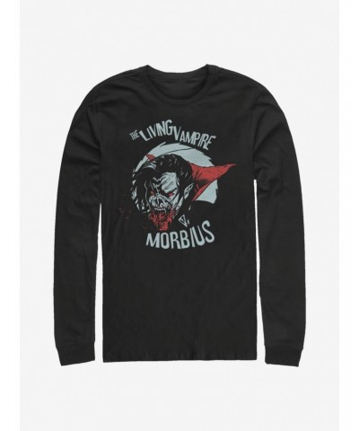 Marvel Morbius Friendly Vampire Long-Sleeve T-Shirt $9.21 T-Shirts