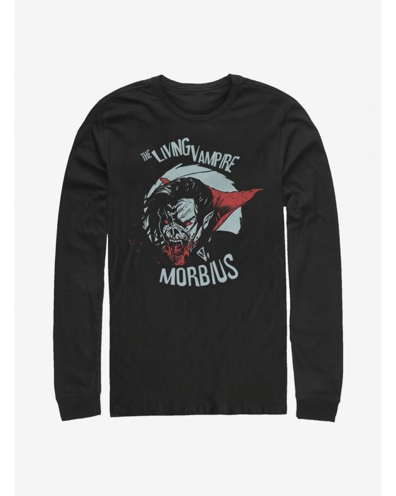 Marvel Morbius Friendly Vampire Long-Sleeve T-Shirt $9.21 T-Shirts