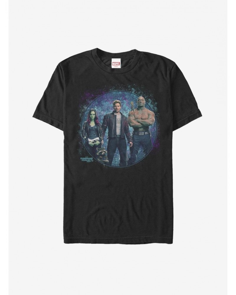 Marvel Guardians of the Galaxy Vol. 2 Team Starry Sky T-Shirt $5.74 T-Shirts