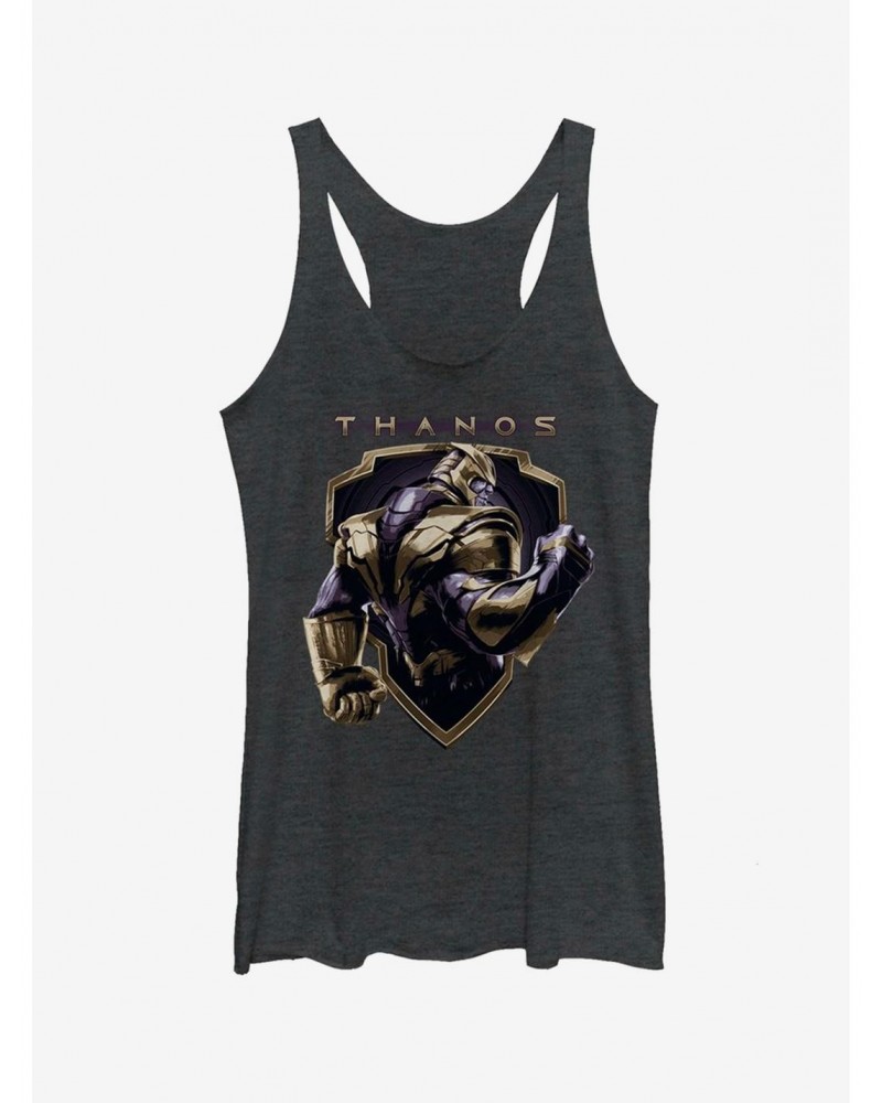 Marvel Avengers: Endgame Thanos Shield Girls Tank Top $9.53 Tops