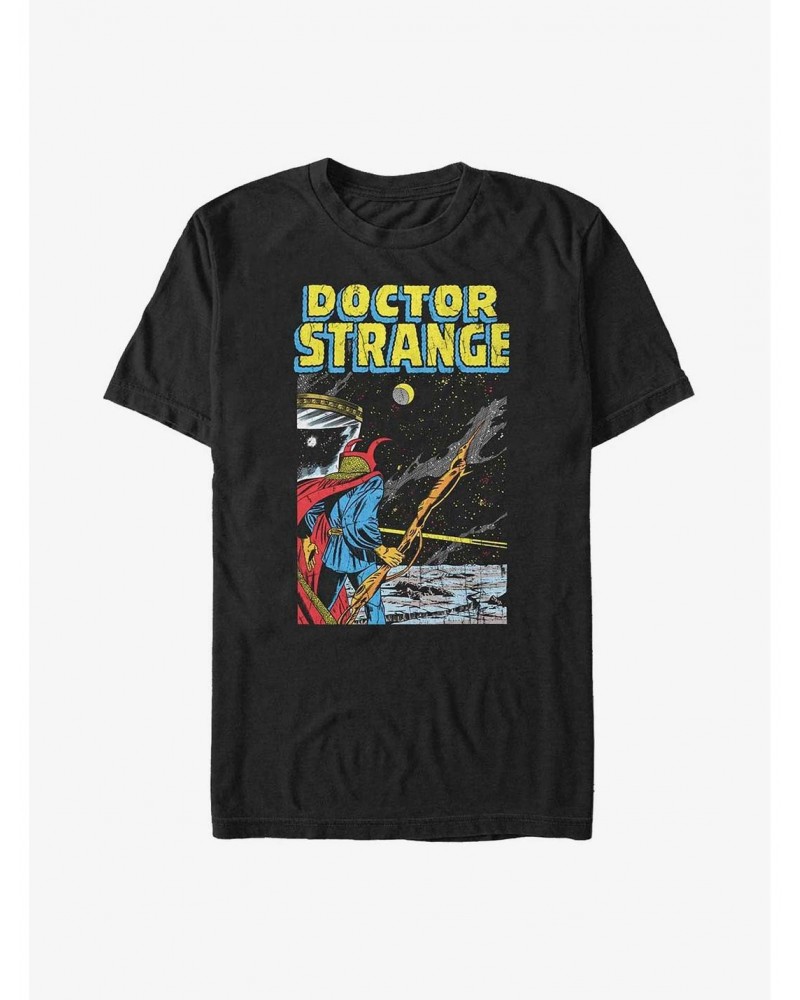 Marvel Doctor Strange in the Multiverse of Madness Into Space Poster Big & Tall T-Shirt $7.18 T-Shirts