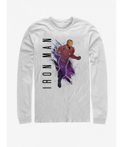 Marvel Avengers: Endgame Iron Man Painted Long-Sleeve T-Shirt $13.16 T-Shirts